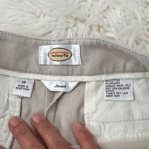 Talbots Women’s Classic Tan Pants Size 10 NWT - Picture 6 of 8